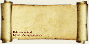 Andjelina Džinić vizit kartica